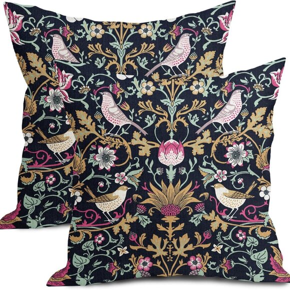 Chinoiserie Pillow Covers - NWT - Set of 2, 18' X 18' - Picture 1 of 2